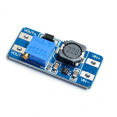 An MT3608 2A Max DC-DC Step Up Power Module Booster Power Module