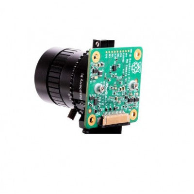 An Raspberry Pi High Quality Camera with Interchangeable Lens Base