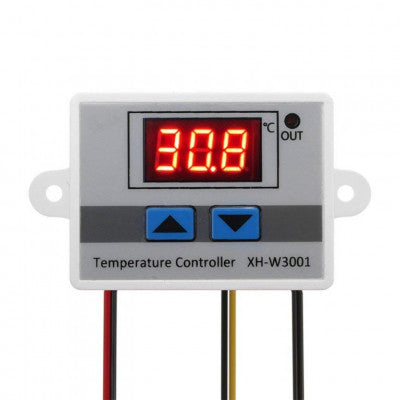 An XH-W3001 12V DC 120W Digital Microcomputer Thermostat Switch