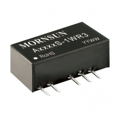 An A0515S-1WR3 Mornsun 5V to ±15V DC-DC Converter 1W Power Supply Module - SIP Package