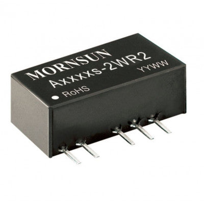 An A0515S-2WR2 Mornsun 5V to ±15V DC-DC Converter 2W Power Supply Module - Miniature SIP Package