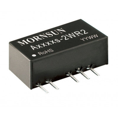 An A1212S-2WR2 Mornsun 12V to ±12V DC-DC Converter 2W Power Supply Module - Miniature SIP Package