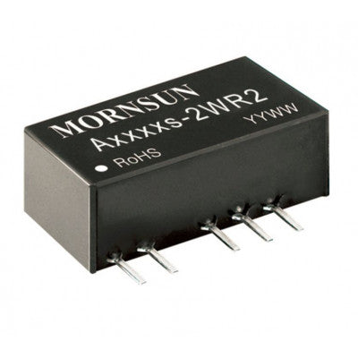 An A2405S-2WR2 Mornsun 24V to ±5V DC-DC Converter 2W Power Supply Module - Miniature SIP Package