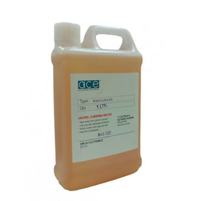 An ACE 1 Litre 8.25% Rosin Soldering Liquid Flux