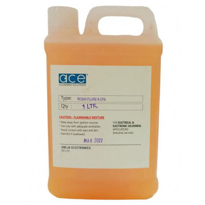 An ACE 1 Litre 8.25% Rosin Soldering Liquid Flux