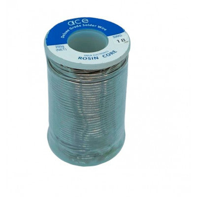 An ACE 250gm 18 Gauge (Deluxe) Grade Rosin Core Solder Wire