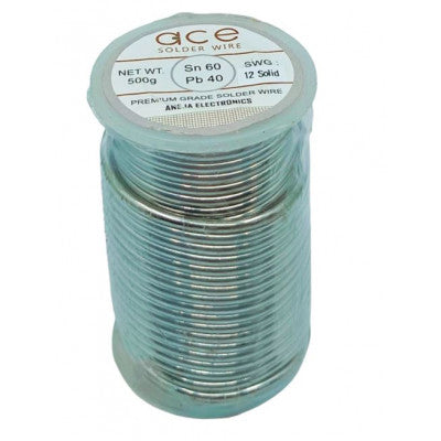 An ACE 500gm 12 Gauge (Premium) 60/40 Grade Solder Wire