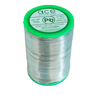 An ACE 500gm 22 Gauge Sn 99.3/Cu 0.7 Grade Lead Free Solder Wire