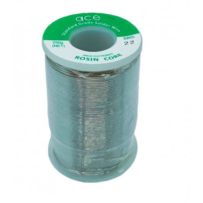 An ACE 250gm 22 Gauge (Standard) Grade Rosin Core Solder Wire