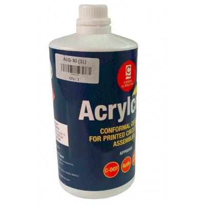 An Acrylcoat ALQ-30 Conformal Coating for PCB Assemblies Solderable - 1 Litre