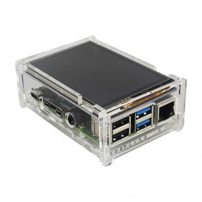 An Acrylic Case Suitable for Raspberry Pi4 and 3.5 inch LCD