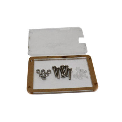 An Acrylic Clear Transparent Case for Nextion 2.8 inch Basic Touch Screen