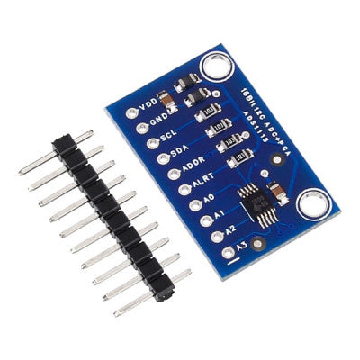 An ADS1115 16-Bit I2C ADC 4-Channel Programmable Gain Amplifier Module