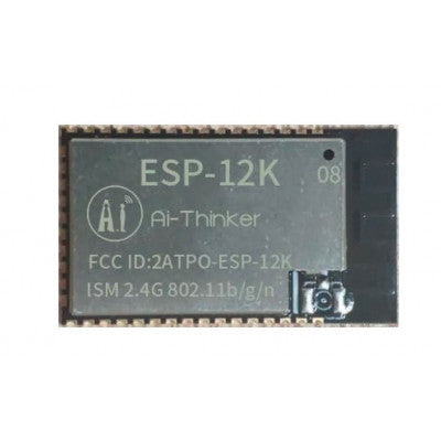 An Ai Thinker ESP-12K 8MB Flash (without PSRAM) WiFi Module