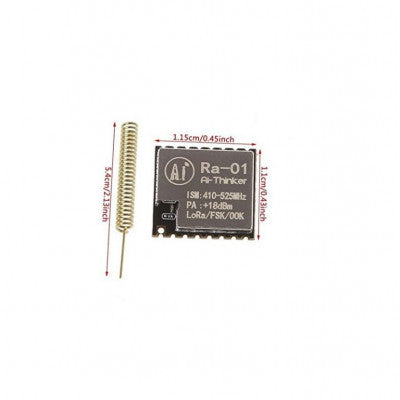 An Ai Thinker LoRa-Ra-01 RF Transceiver Module