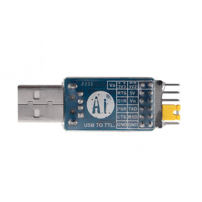 An Ai Thinker - CP2102 2.4G 433M USB to TTL Serial Port Communication Module