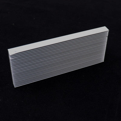 An Aluminium Heat sink for High Power LED Amplifier (100 x 40 x 8 mm)