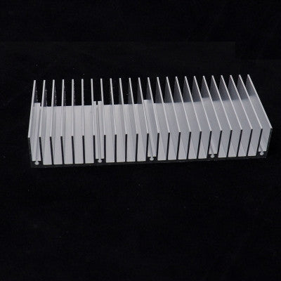 An Aluminium Heat Sink for LED Amplifier Chip IC (150 x 60 x 25)