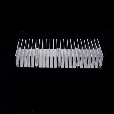 An Aluminium Heat Sink for LED Amplifier Chip IC (150 x 60 x 25)