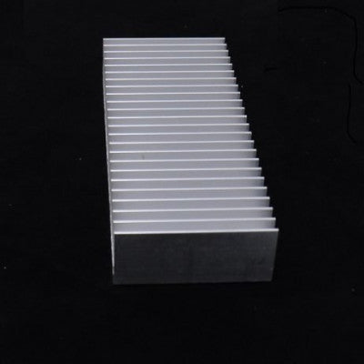 An Aluminium Heat Sink for LED Amplifier Chip IC (150 x 60 x 25)