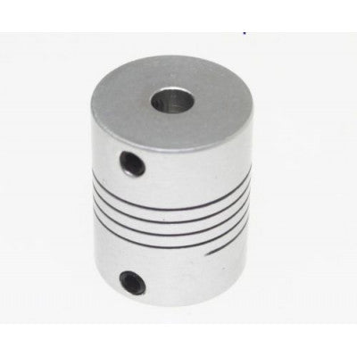 An Aluminum Flexible Shaft Coupling 5mm x 5mm