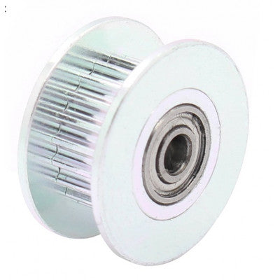 An Aluminum GT2 Timing Idler Pulley For 6mm Belt 20 Tooth 5mm Bore - 2 Pieces Pack