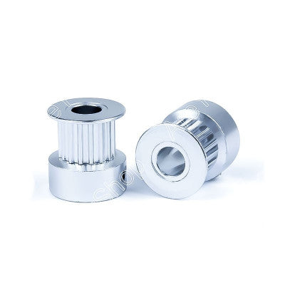 An Aluminum GT2 Timing Pulley 16 Tooth 5mm Bore For 6mm Belt - 2 Pieces Pack