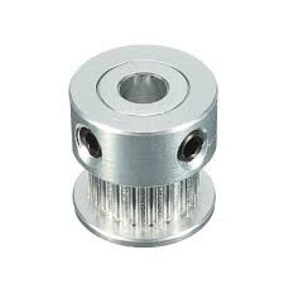 An Aluminum GT2 Timing Pulley 20 Tooth 5mm Bore For 6mm Belt - 2 Pieces pack