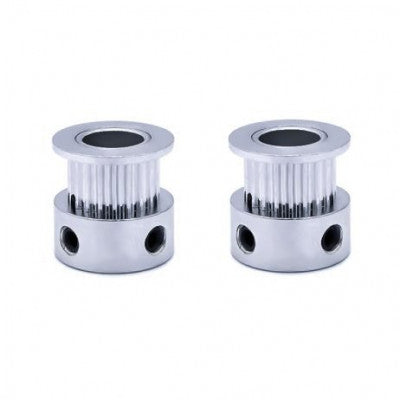An Aluminum GT2 Timing Pulley 20 Tooth 8mm Bore for 6mm Belt
