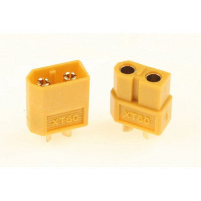 An XT60 Male-Female Connector Pair for Lipo Battery