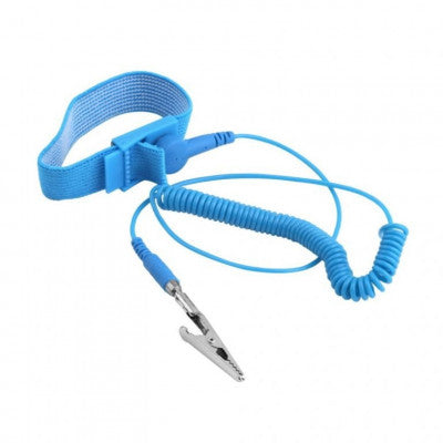 An Anti Static ESD Wrist Strap Elastic Band with Clip for Sensitive Electronics Repair Work Tool