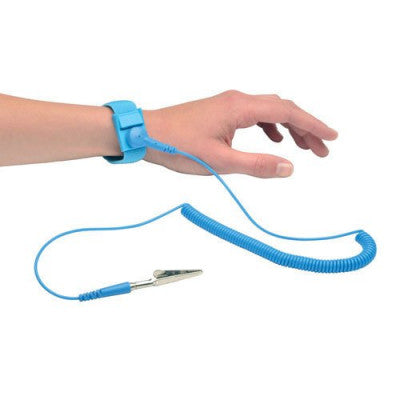 An Anti Static ESD Wrist Strap Elastic Band with Clip for Sensitive Electronics Repair Work Tool