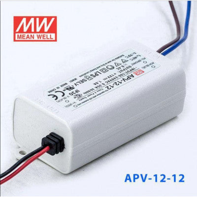 An APV-12-12 Mean Well SMPS - 12V 1A 12W LED Power Supply