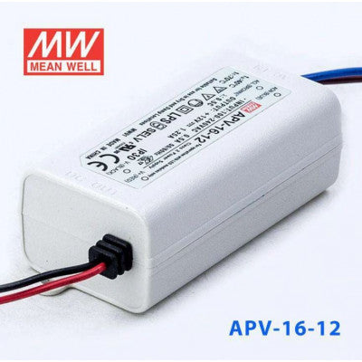 An APV-16-12 Mean Well SMPS - 12V 1.25A 15W LED Power Supply
