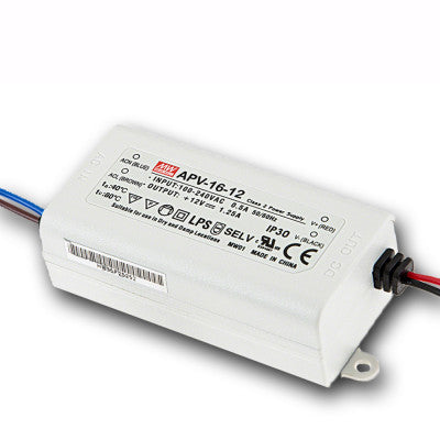 An APV-16-12 Mean Well SMPS - 12V 1.25A 15W LED Power Supply