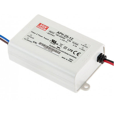 An APV-25-12 Mean Well SMPS 12V 2.1A 25.2W LED Power Supply