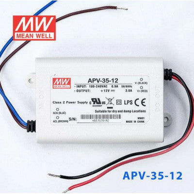 An APV-35-12 Mean Well SMPS - 12V 3A 36W LED Power Supply