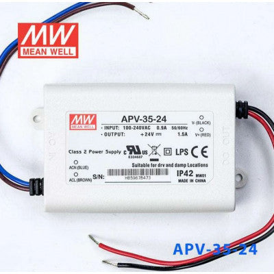 An APV-35-24 Mean Well SMPS - 24V 1.5A 36W LED Power Supply