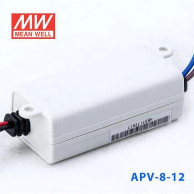 An APV-8-12 Mean Well SMPS - 12V 0.67A 8.04W LED Power Supply