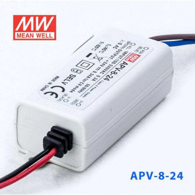 An APV-8-24 Mean Well SMPS - 24V 0.34A 8.16W LED Power Supply