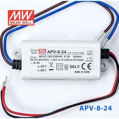 An APV-8-24 Mean Well SMPS - 24V 0.34A 8.16W LED Power Supply