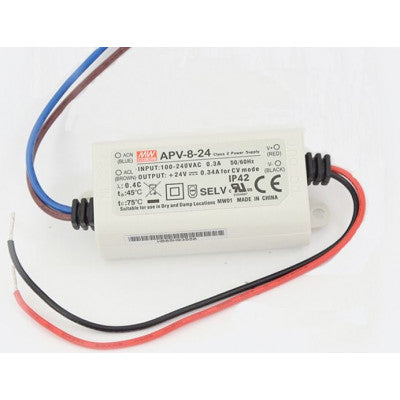 An APV-8-24 Mean Well SMPS - 24V 0.34A 8.16W LED Power Supply