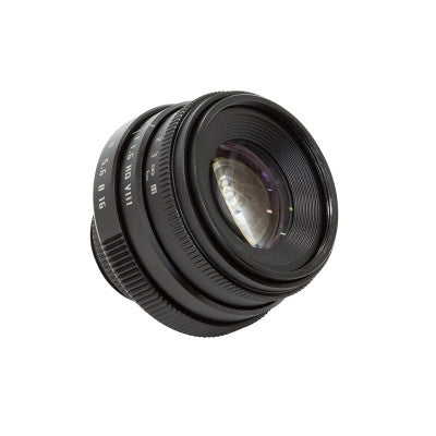 An Arducam 35mm F1.6 Mirrorless C-Mount Lens for Raspberry Pi HQ Camera with C-CS Adapter