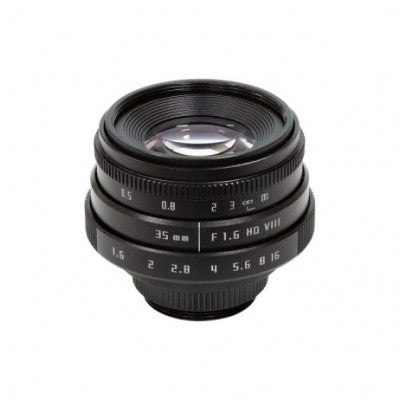 An Arducam 35mm F1.6 Mirrorless C-Mount Lens for Raspberry Pi HQ Camera with C-CS Adapter