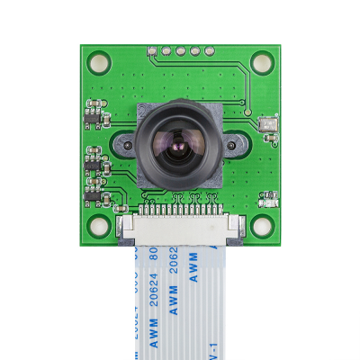 An Arducam 5MP OV5647 Camera Board with LS-40180 Fisheye Lens M12x0.5 Mount for Raspberry Pi