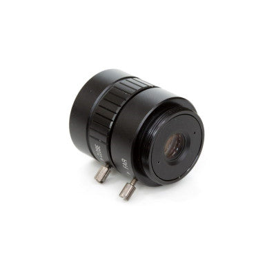 An Arducam 8mm CS Mount Lens for Raspberry Pi HQ Camera with Manual Focus and Adjustable Aperture