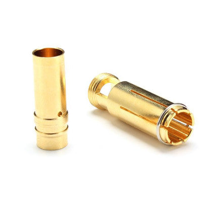 An AS150 Anti Spark Self Insulating Gold Plated Bullet Connector - 1 Pair