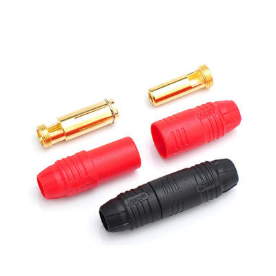 An AS150 Anti Spark Self Insulating Gold Plated Bullet Connector - 1 Pair