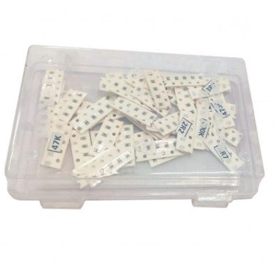 An Assorted SMD Resistors Box 0805 SMD Package - 220 Pieces Set (5 Pieces Each Value)
