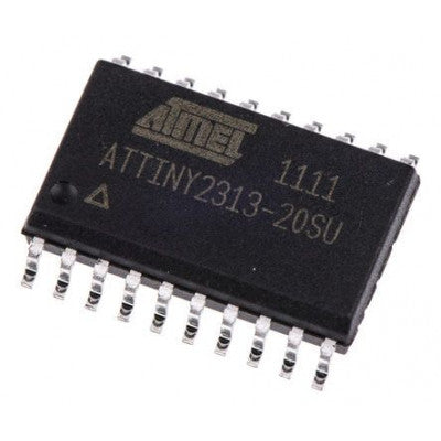 An ATtiny2313 - SMD SOP-20 Package - 8-Bit AVR Microcontroller